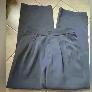 Gray slacks dress pants work pants elastic waist